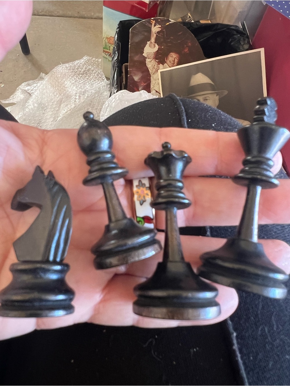 Vintage Staunton wooden chess set Stunning - Picture 11 of 13